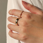 Curve Band Ring 14k Yellow Gold / 7