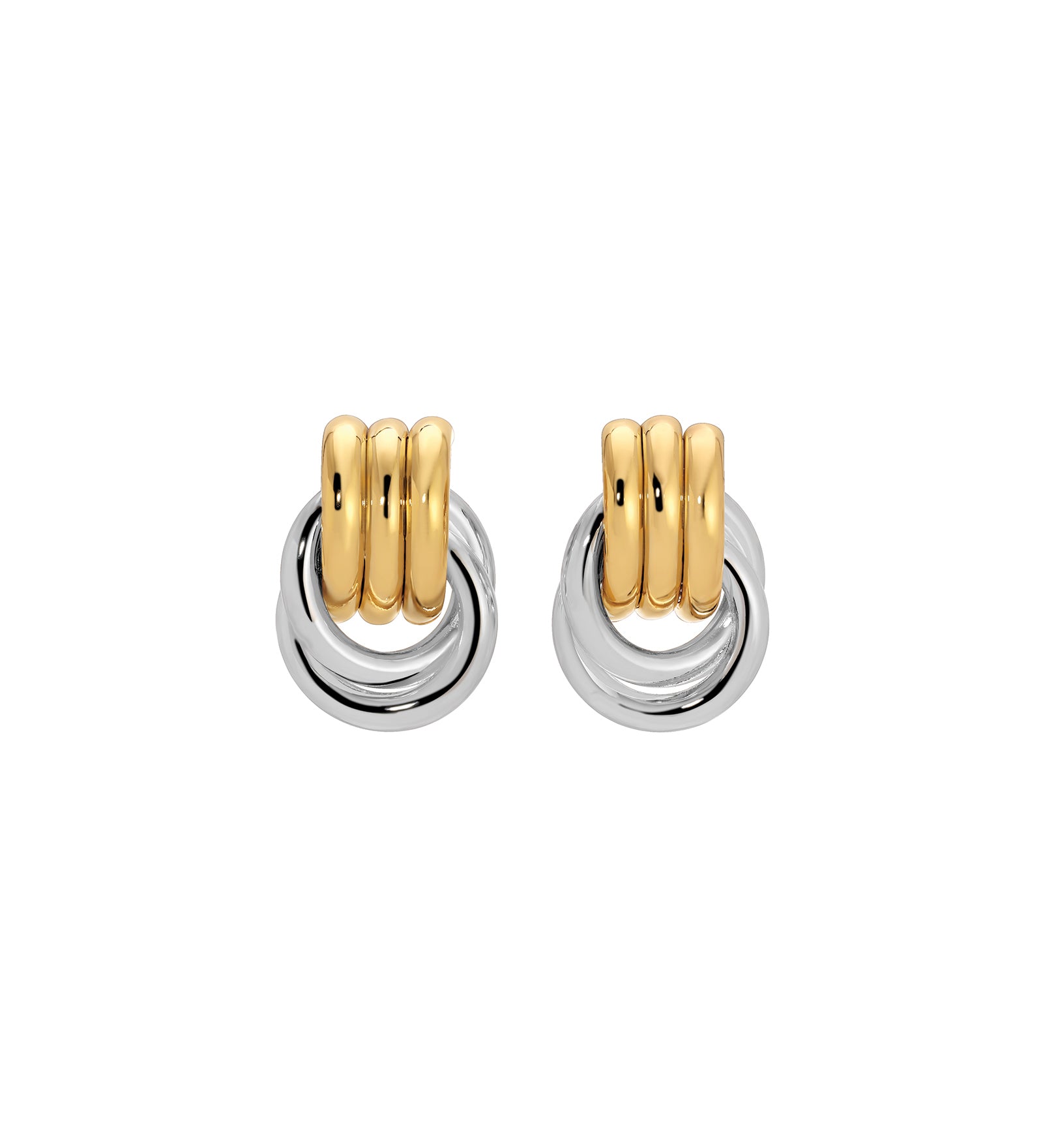 Baby Knot Studs 18k Gold Plated, Silver Plated