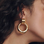 Rosa Earrings 18k Gold Plated