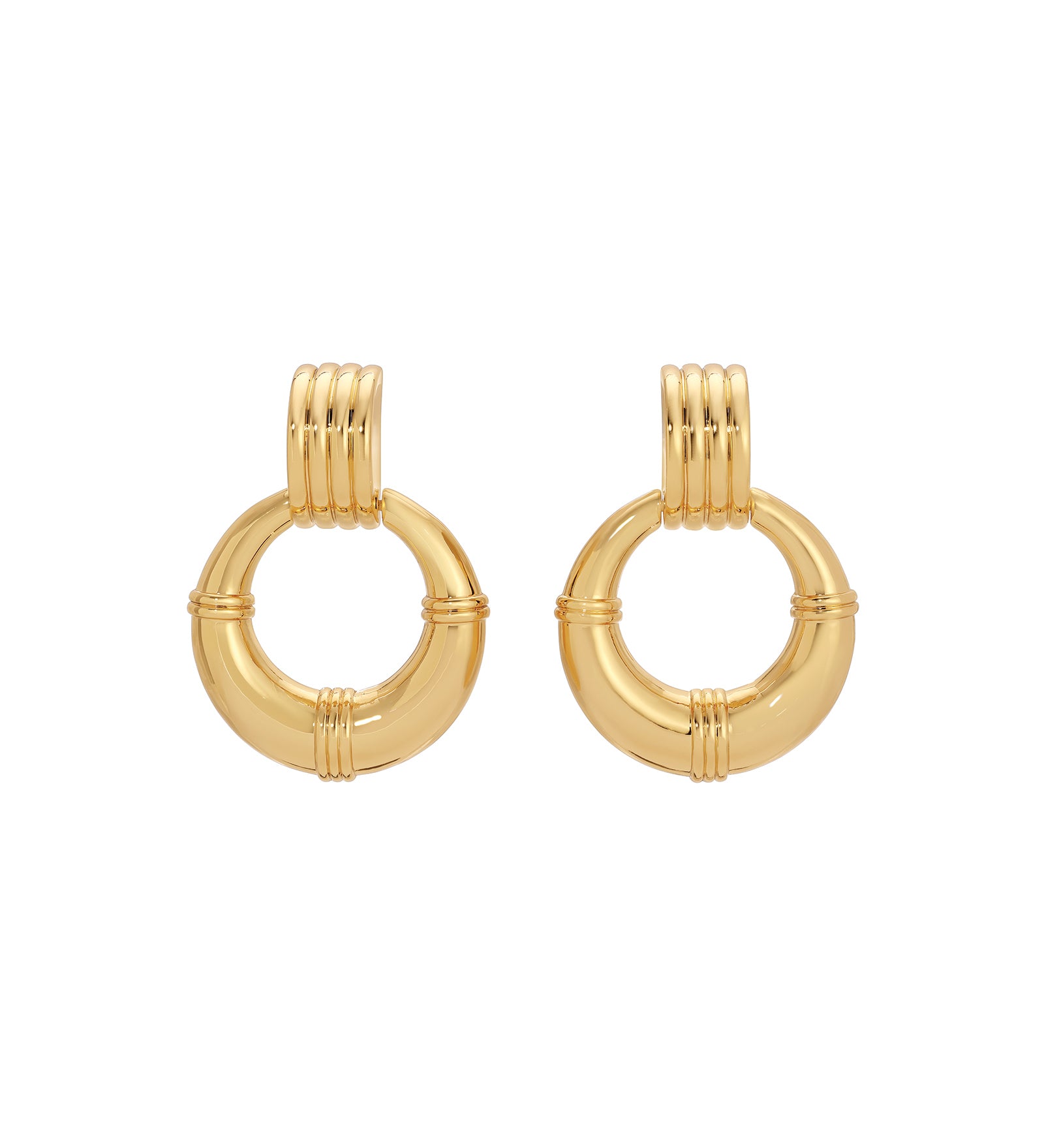 Rosa Earrings 18k Gold Plated