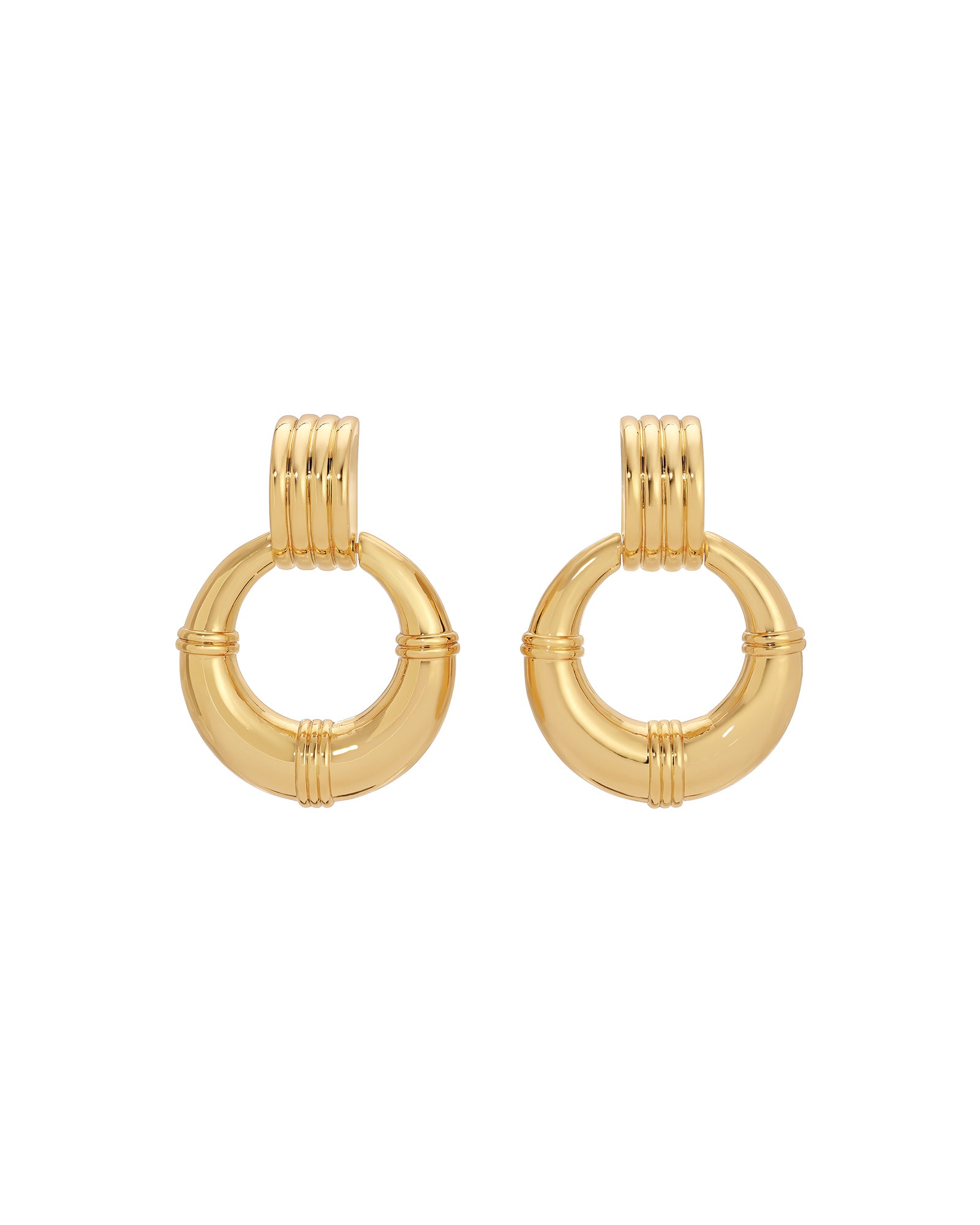 Rosa Earrings 18k Gold Plated