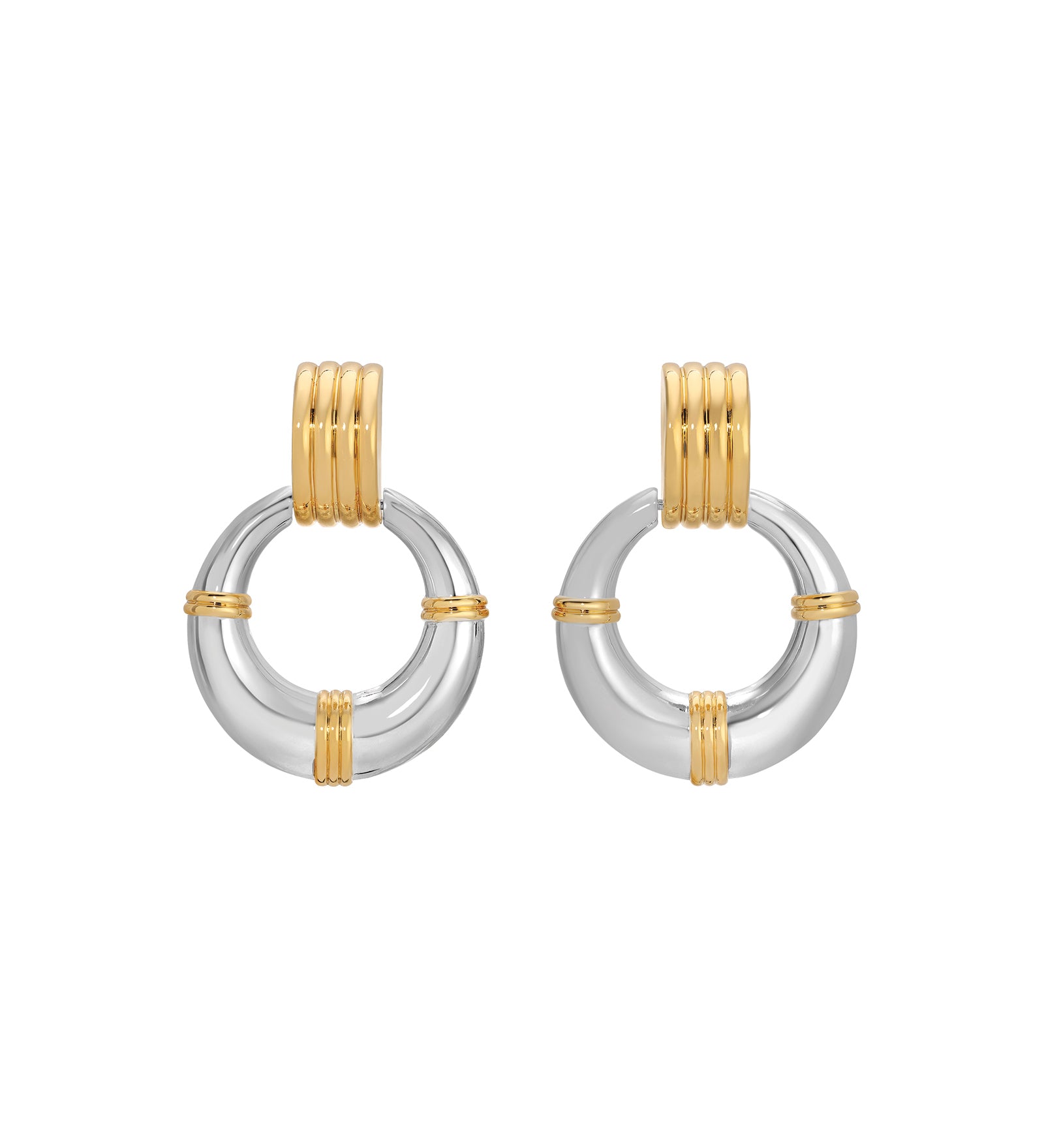 Rosa Earrings 18k Gold Plated, Silver Plated