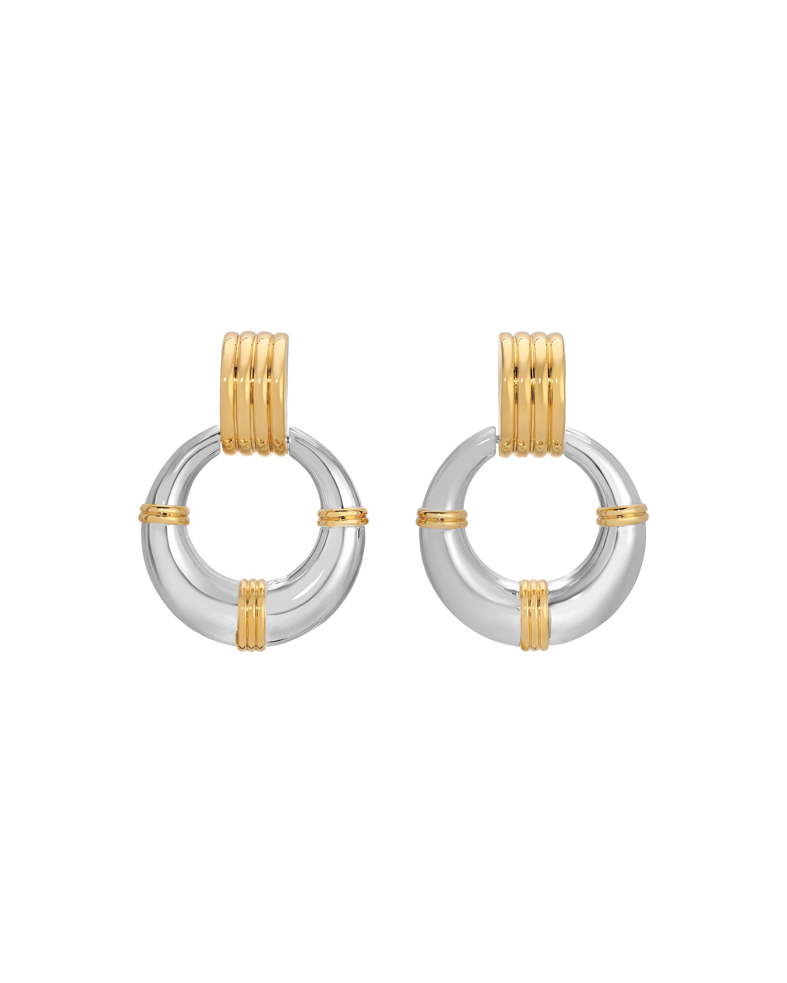 Rosa Earrings 18k Gold Plated, Silver Plated