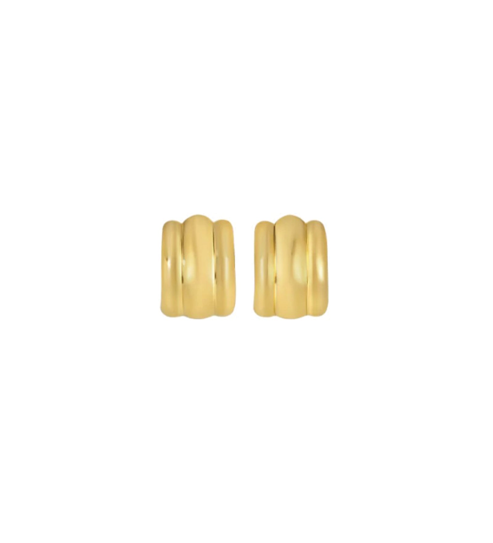 Crush Studs 18k Gold Plated