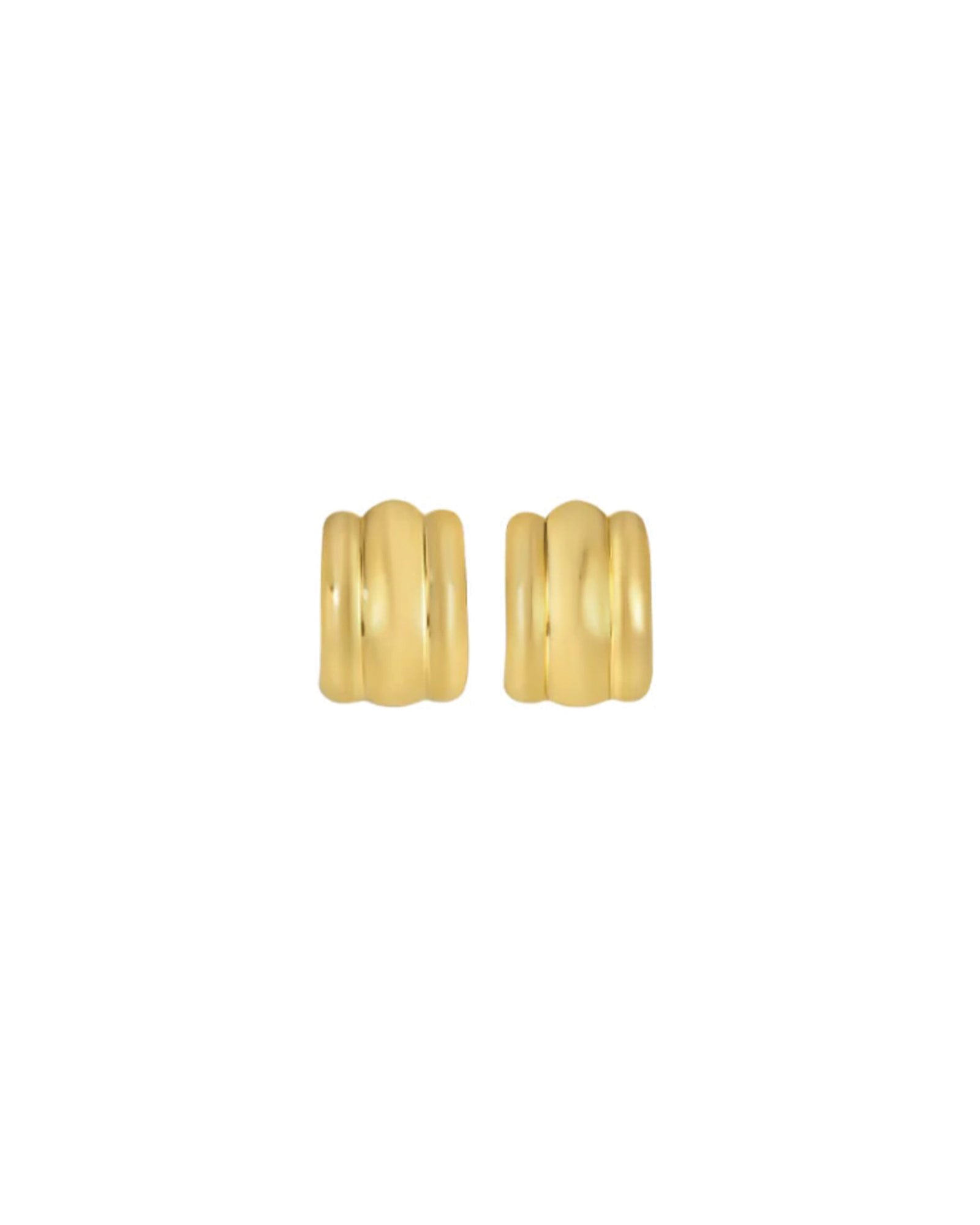 Crush Studs 18k Gold Plated