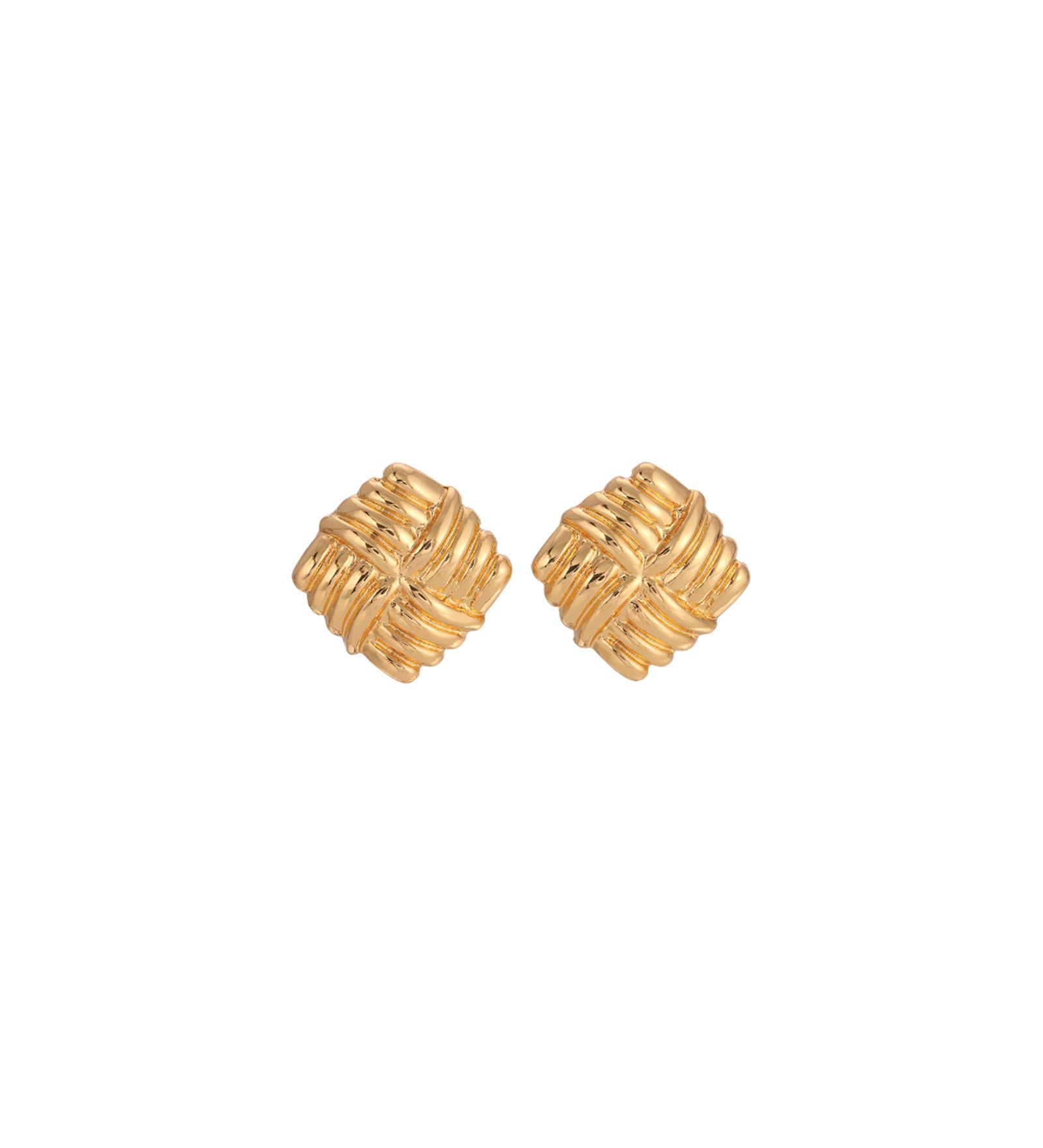 Wind  Earrings 18k Gold Plated