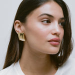 Bar Studs 18k Gold Plated