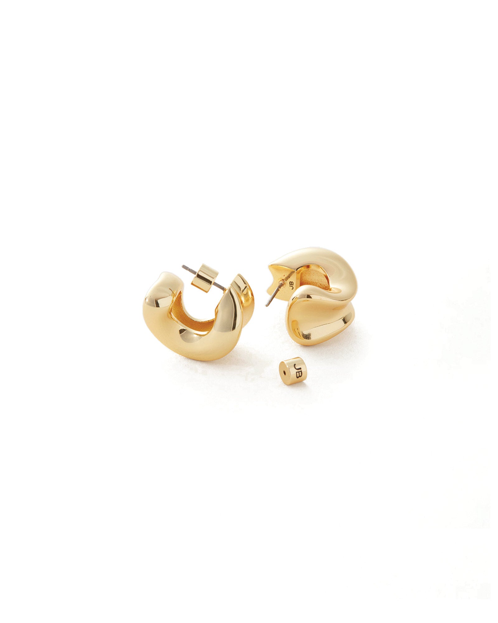 Chunky Doune Hoops 14k Gold Plated