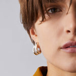 Florence Earrings Silver Plated