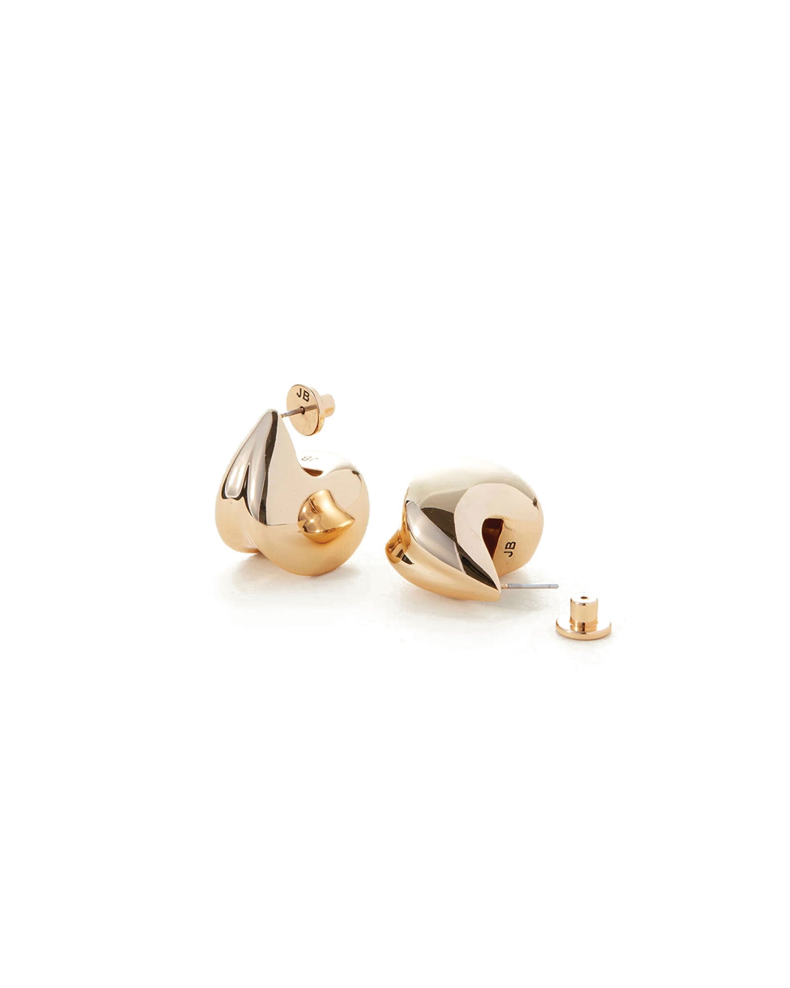 Jenny Bird-Nouveaux Puff Earrings-Earrings-14k Gold Plated-Blue Ruby Jewellery-Vancouver Canada