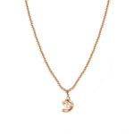 Jenny Bird-Daphne Necklace-Necklaces-14k Gold Plated-Blue Ruby Jewellery-Vancouver Canada