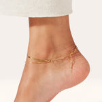 Surfside Anklet 14k Gold Plated