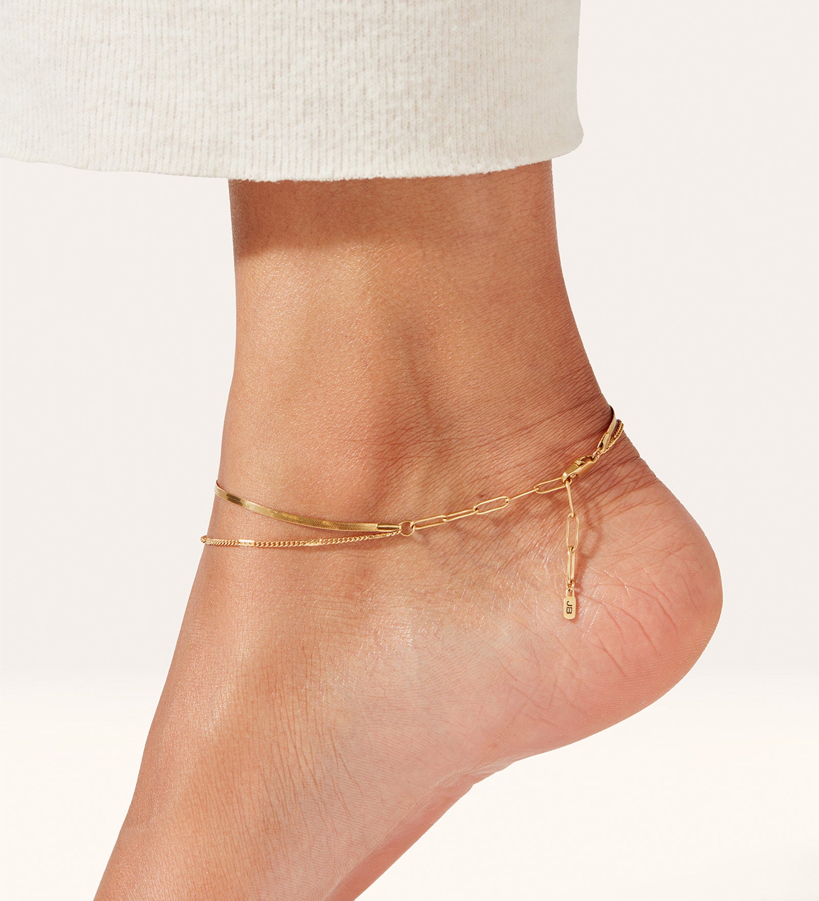 Surfside Anklet 14k Gold Plated