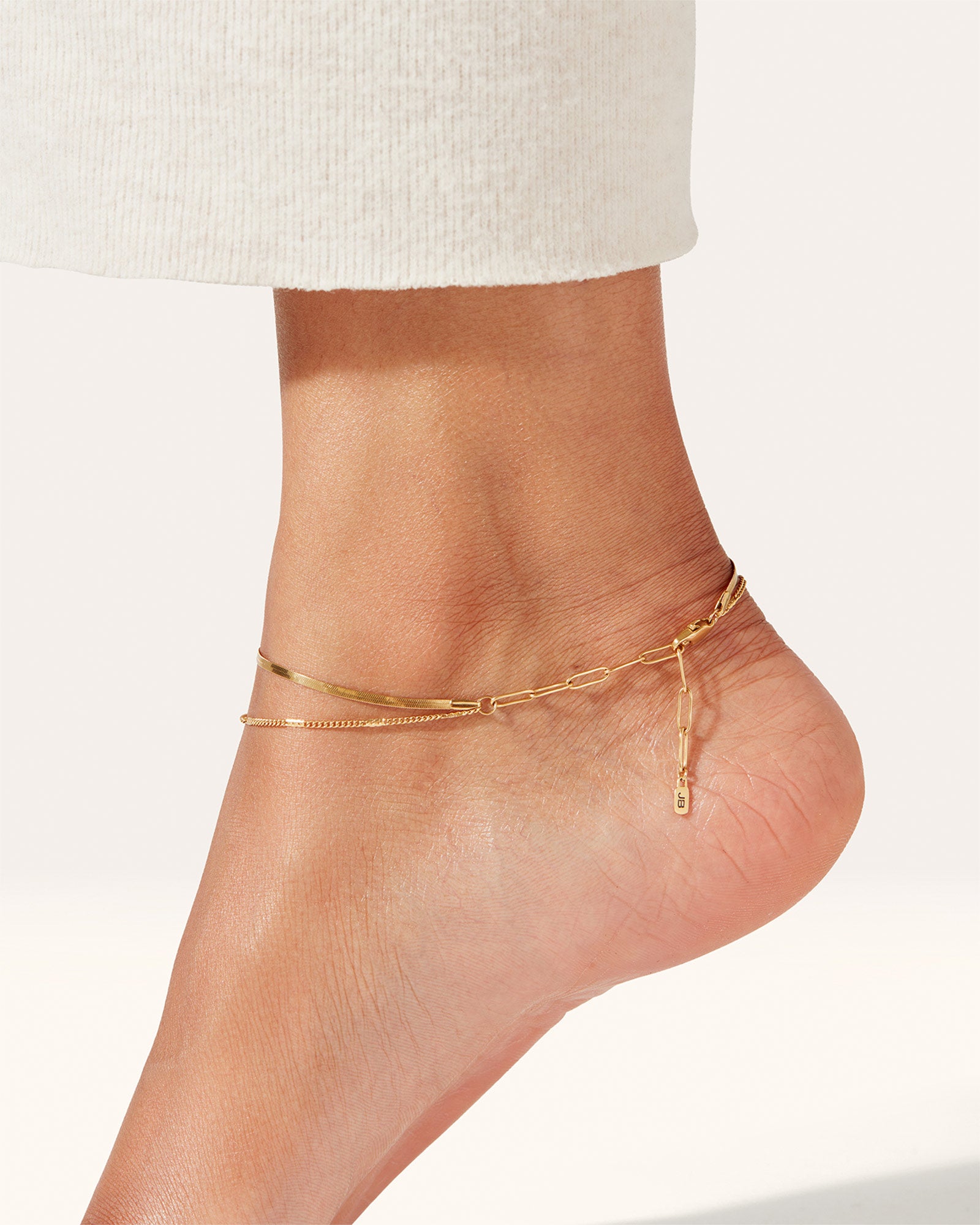 Surfside Anklet 14k Gold Plated