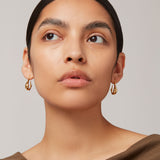 Small Colette Hoop Earrings 14k Gold Plated