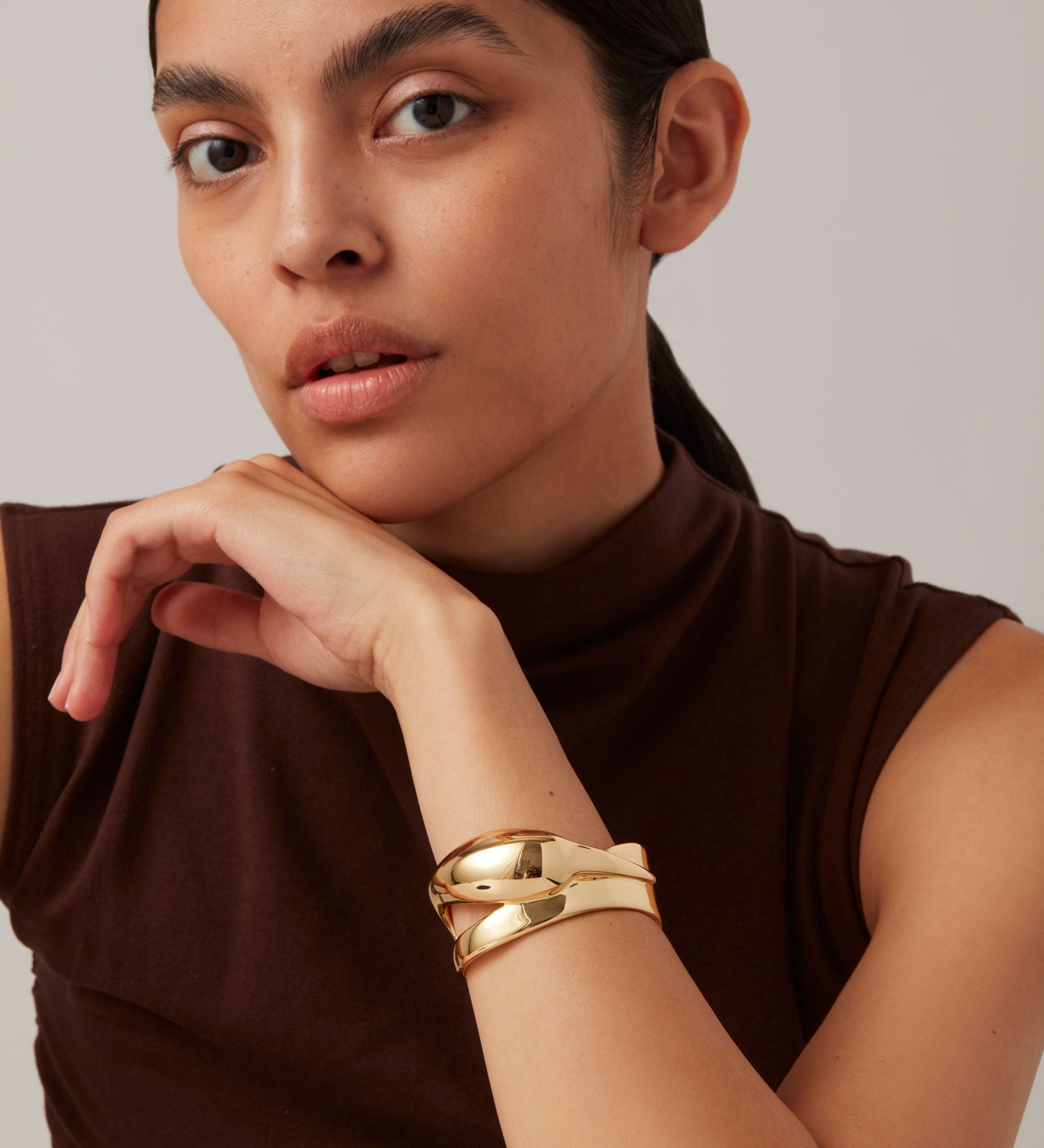 Colette Cuff 14k Gold Plated