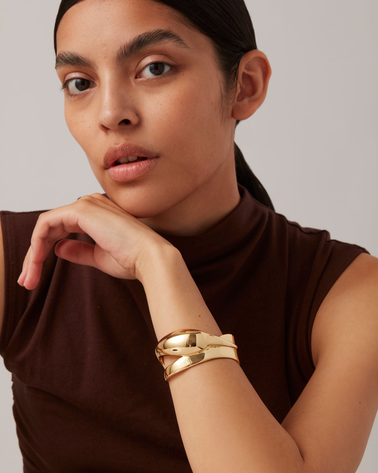 Colette Cuff 14k Gold Plated