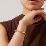 Jenny Bird-Loire Bracelet-Bracelets-14k Gold Plated-Blue Ruby Jewellery-Vancouver Canada