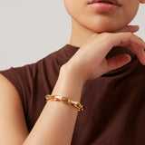 Jenny Bird-Loire Bracelet-Bracelets-14k Gold Plated-Blue Ruby Jewellery-Vancouver Canada