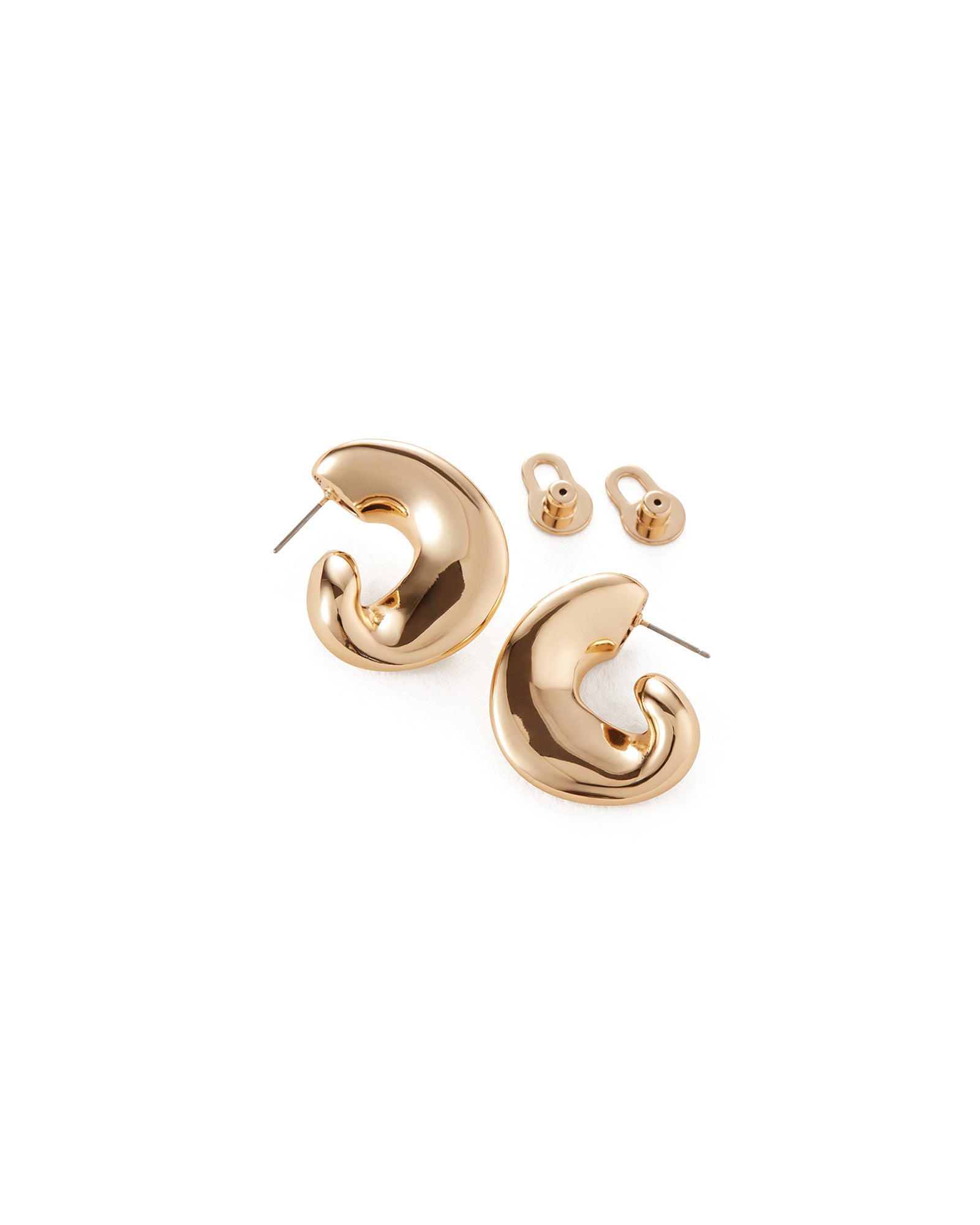 Gigi Hoops 14k Gold Plated