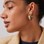 Gigi Hoops 14k Gold Plated