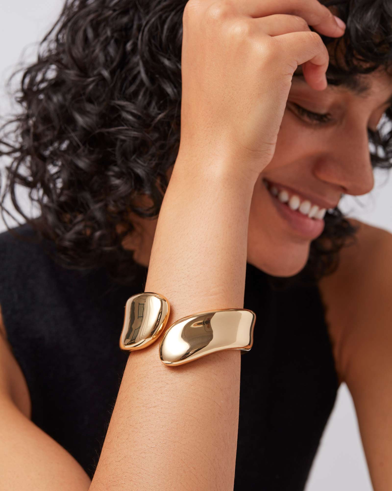 Solene Cuff 14k Gold Tone Plated