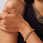 Rizzo Bracelet 14k Gold Plated