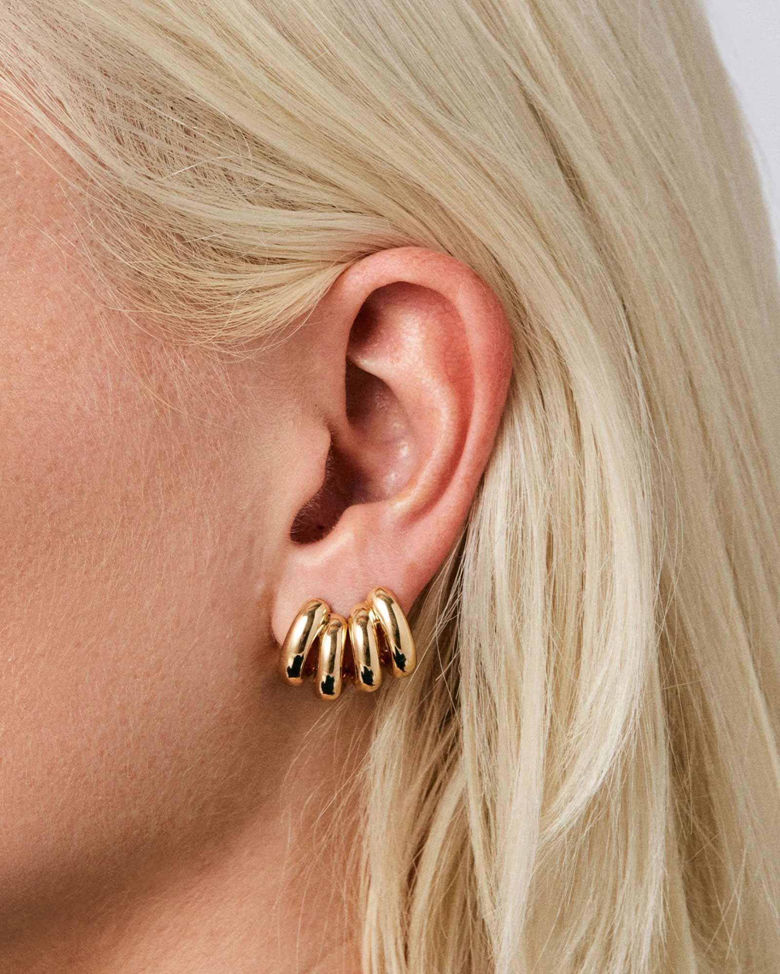 Mini Florence Earrings 14k Gold Plated