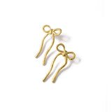 Dorothy Studs 14k Gold Plated, White Pearl