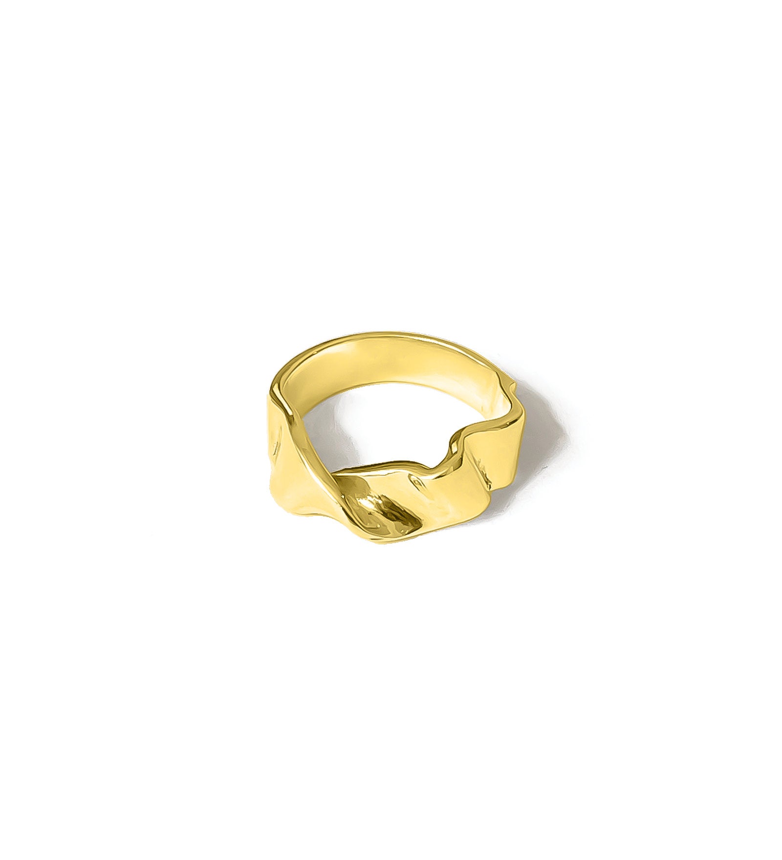 Juliette Ring 14k Gold Plated, White Pearl / 5