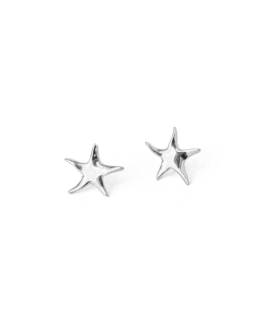 Estelle Studs Rhodium Plated Sterling Silver