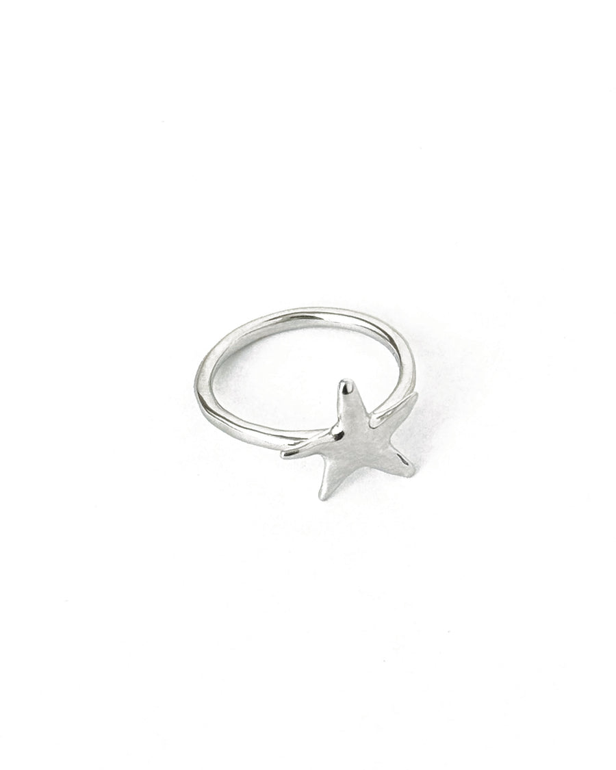 Estelle Ring Rhodium Plated Sterling Silver / 6