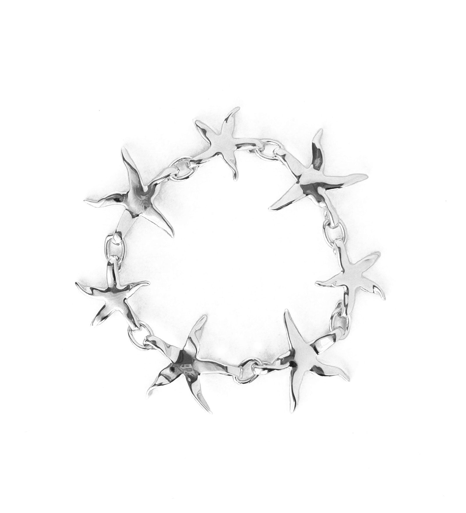 Celeste Bracelet Rhodium Plated