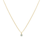 Leah Alexandra-Birthstone Necklace-Necklaces-14k Gold Vermeil, 14k Gold Filled, Aquamarine - March-Blue Ruby Jewellery-Vancouver Canada