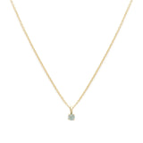 Leah Alexandra-Birthstone Necklace-Necklaces-14k Gold Vermeil, 14k Gold Filled, Aquamarine - March-Blue Ruby Jewellery-Vancouver Canada