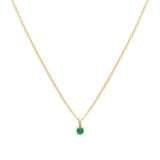 Leah Alexandra-Birthstone Necklace-Necklaces-14k Gold Vermeil, 14k Gold Filled, Emerald - May-Blue Ruby Jewellery-Vancouver Canada