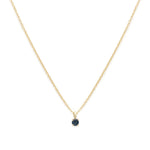 Leah Alexandra-Birthstone Necklace-Necklaces-14k Gold Vermeil, 14k Gold Filled, Sapphire - September-Blue Ruby Jewellery-Vancouver Canada