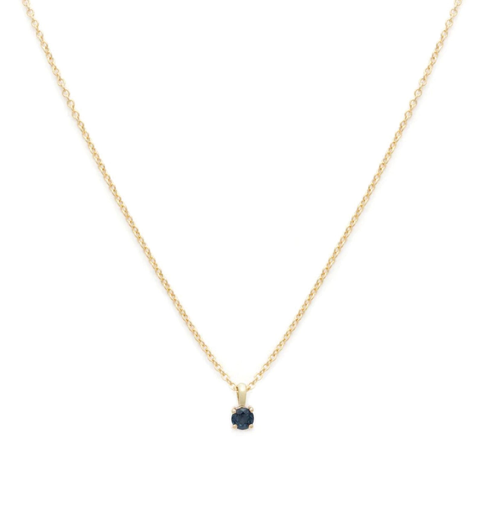 Leah Alexandra-Birthstone Necklace-Necklaces-14k Gold Vermeil, 14k Gold Filled, Sapphire - September-Blue Ruby Jewellery-Vancouver Canada