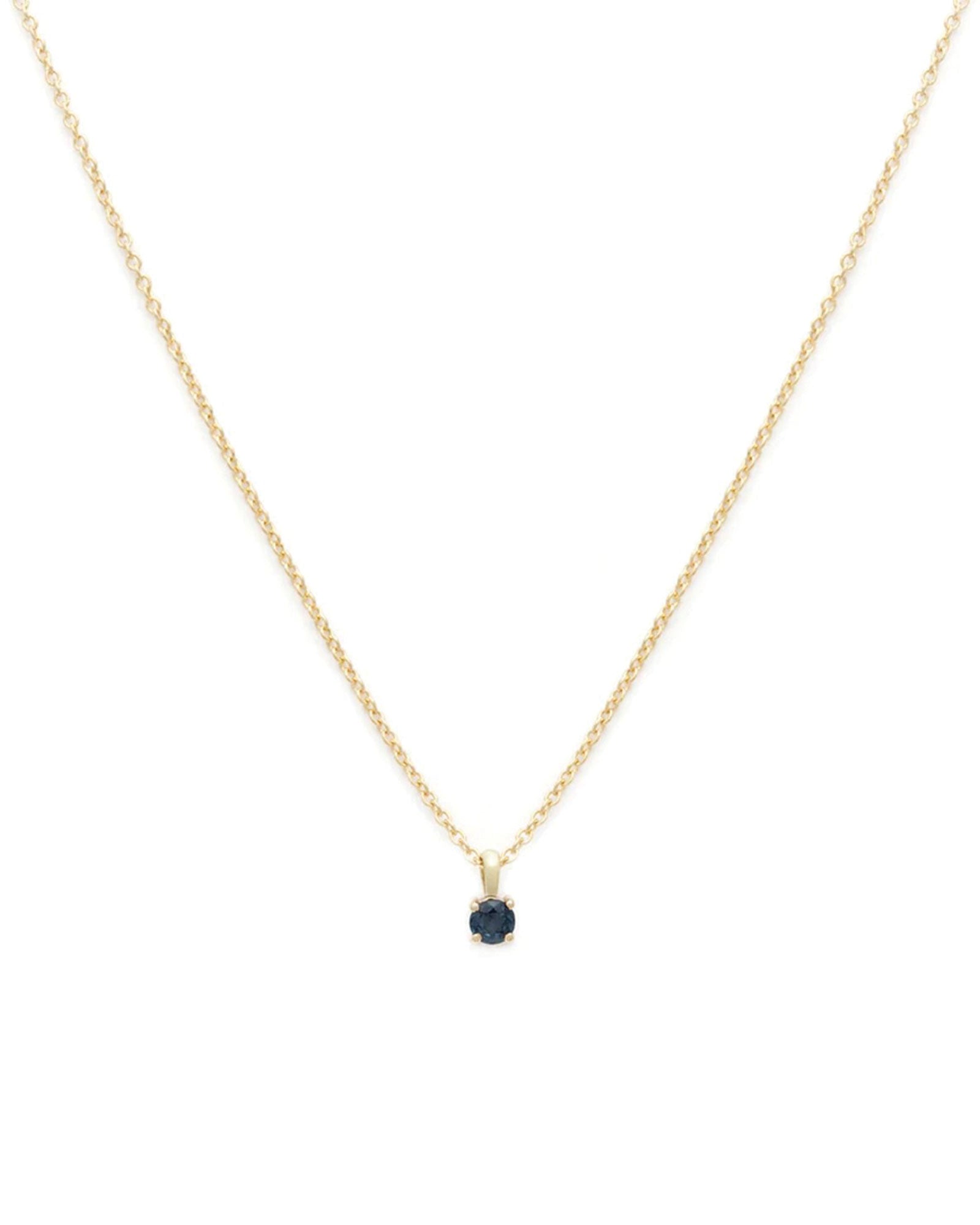 Leah Alexandra-Birthstone Necklace-Necklaces-14k Gold Vermeil, 14k Gold Filled, Sapphire - September-Blue Ruby Jewellery-Vancouver Canada