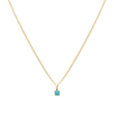 Leah Alexandra-Birthstone Necklace-Necklaces-14k Gold Vermeil, 14k Gold Filled, Turquoise - December-Blue Ruby Jewellery-Vancouver Canada