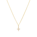 Cross Necklace 14k Gold Vermeil, 14k Gold Filled, Cubic Zirconia