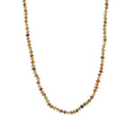 Lena Skadegard-Stone Knot Necklace-Necklaces-9k Yellow Gold, Tourmaline-Blue Ruby Jewellery-Vancouver Canada