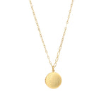 Round Locket 14k Gold Plated