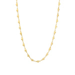 Tiny Heart Chain Necklace 14k Gold Plated