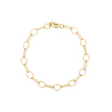 Oval Flat Link Bracelet 14k Gold Filled