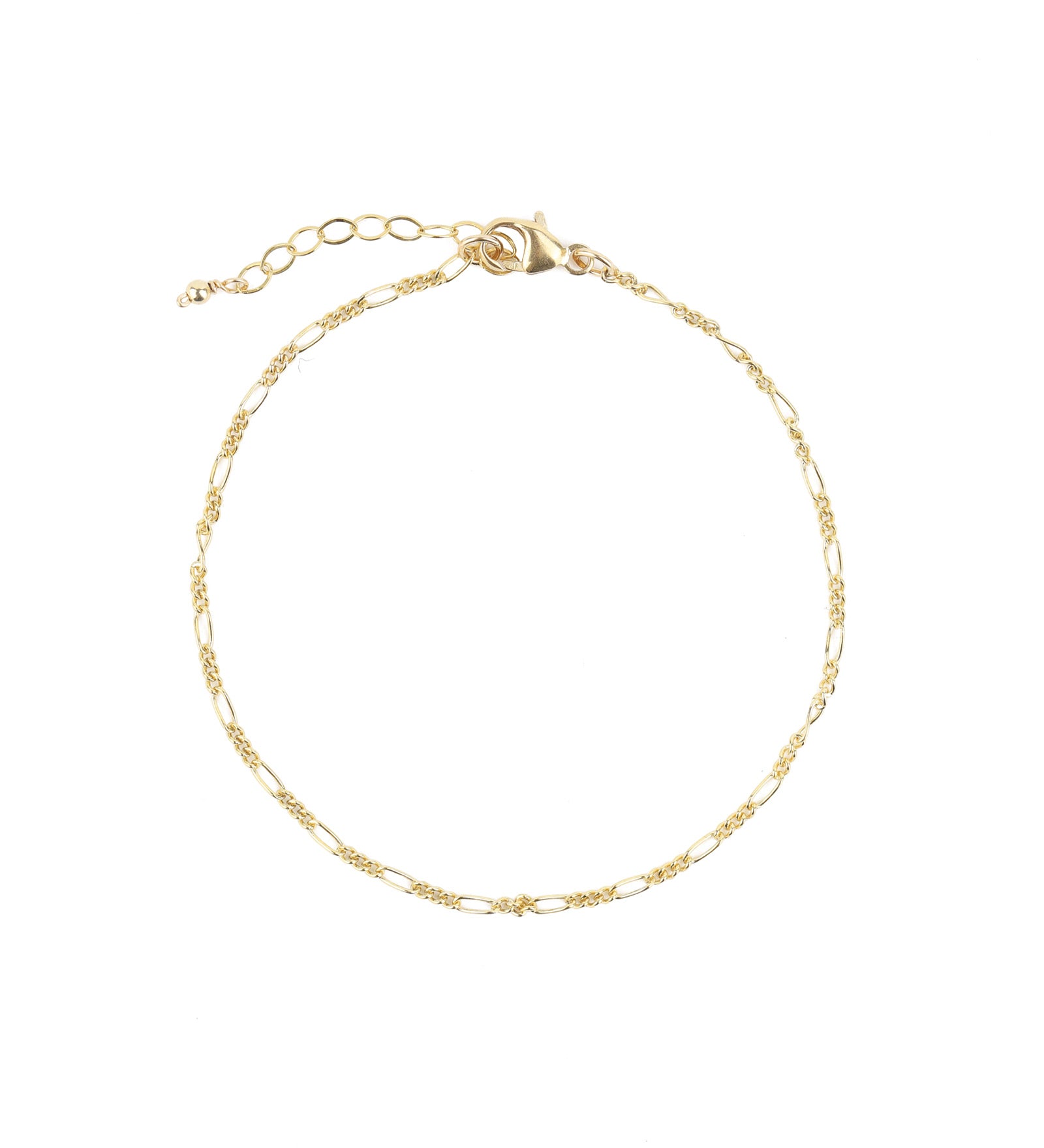 Figaro Chain Bracelet | Small 14k Gold Filled