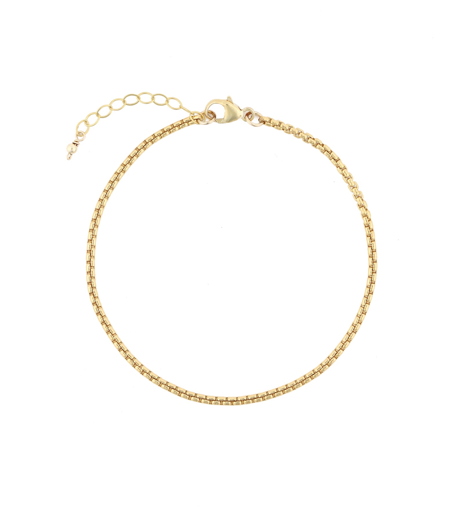 Venetian Box Chain Bracelet 14k Gold Filled