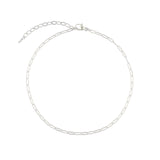 Paperclip Anklet | XS Sterling Silver