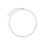 Curb Chain Anklet | Small Sterling Silver