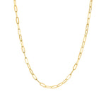 Paperclip Chain Necklace | Small 14k Gold Filled / 16